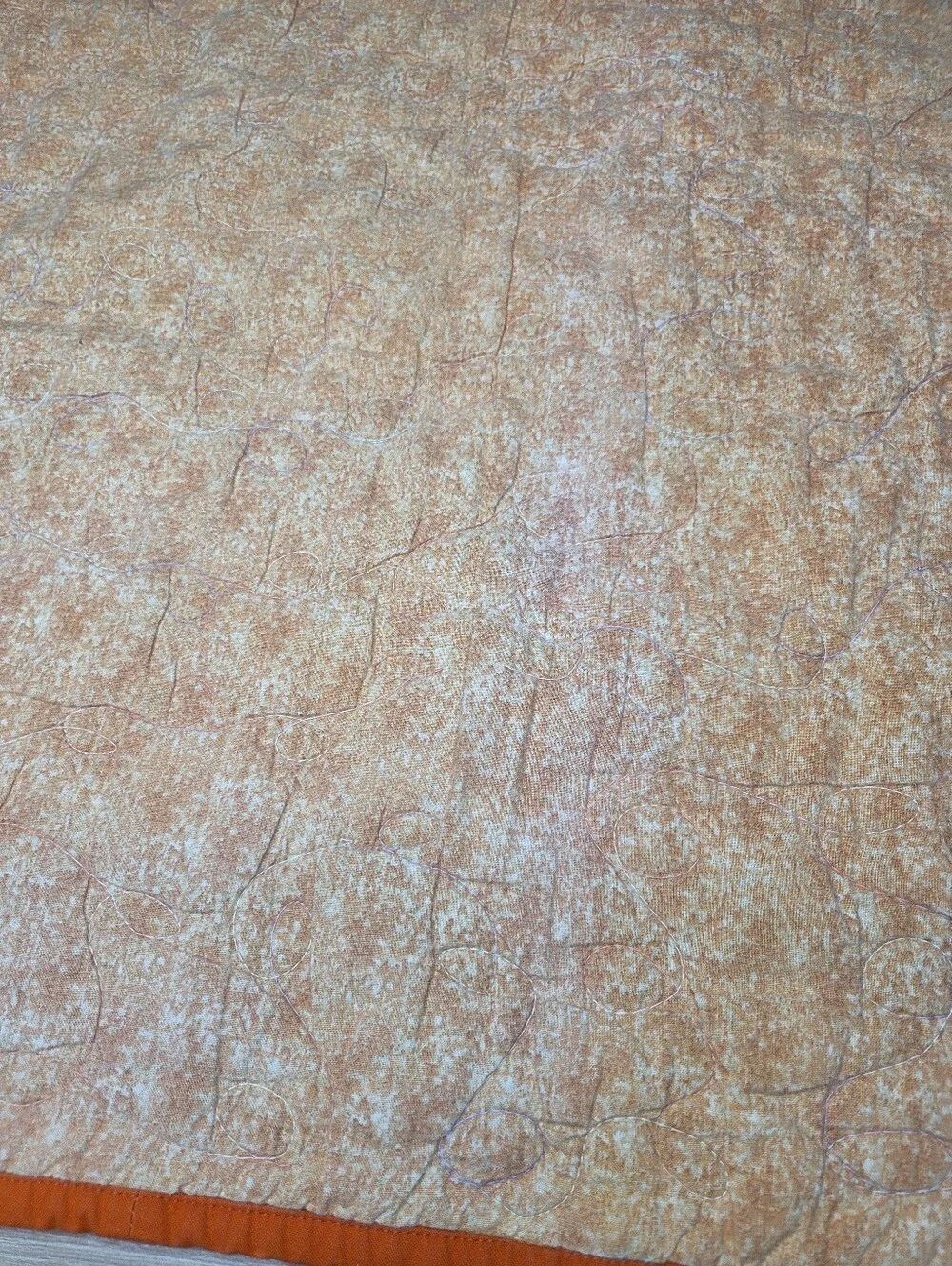 Handmade Western Cowboy Baby Quilt Blanket Pinwheel Crib 40x40 Patchwork Broncos